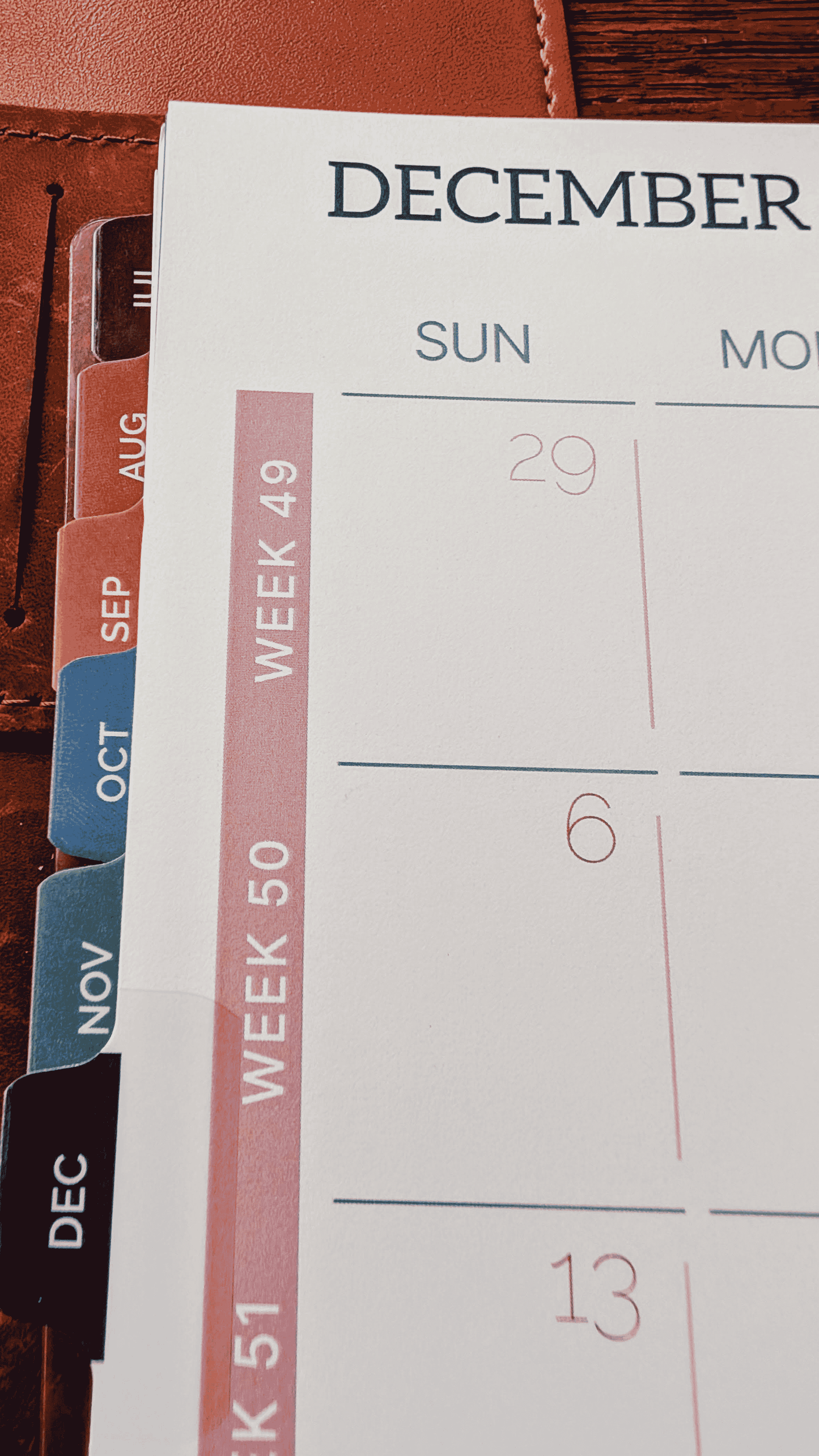 2027 Monthly Divider Tabs