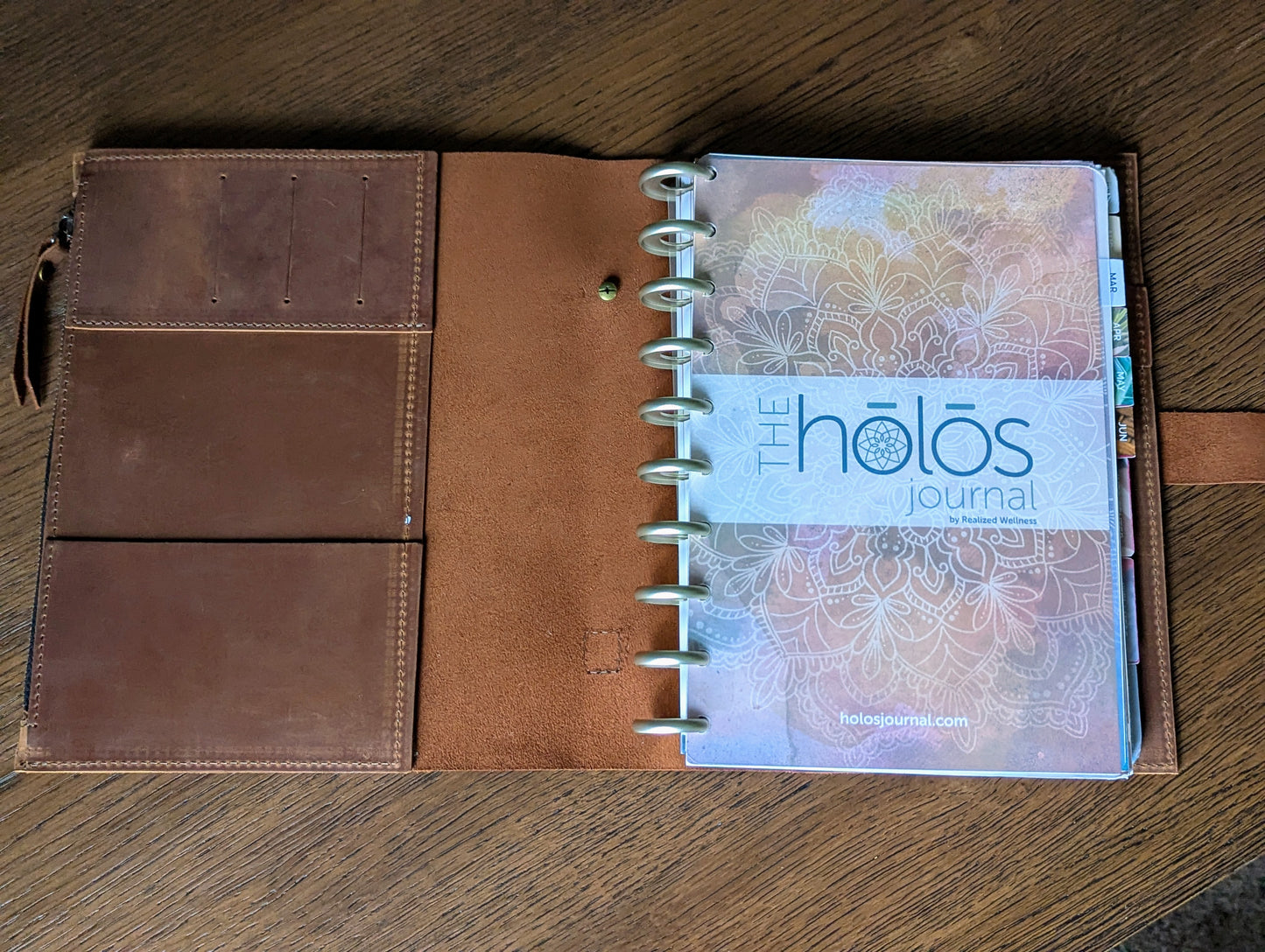 The Hōlōs Leather Folio Cover
