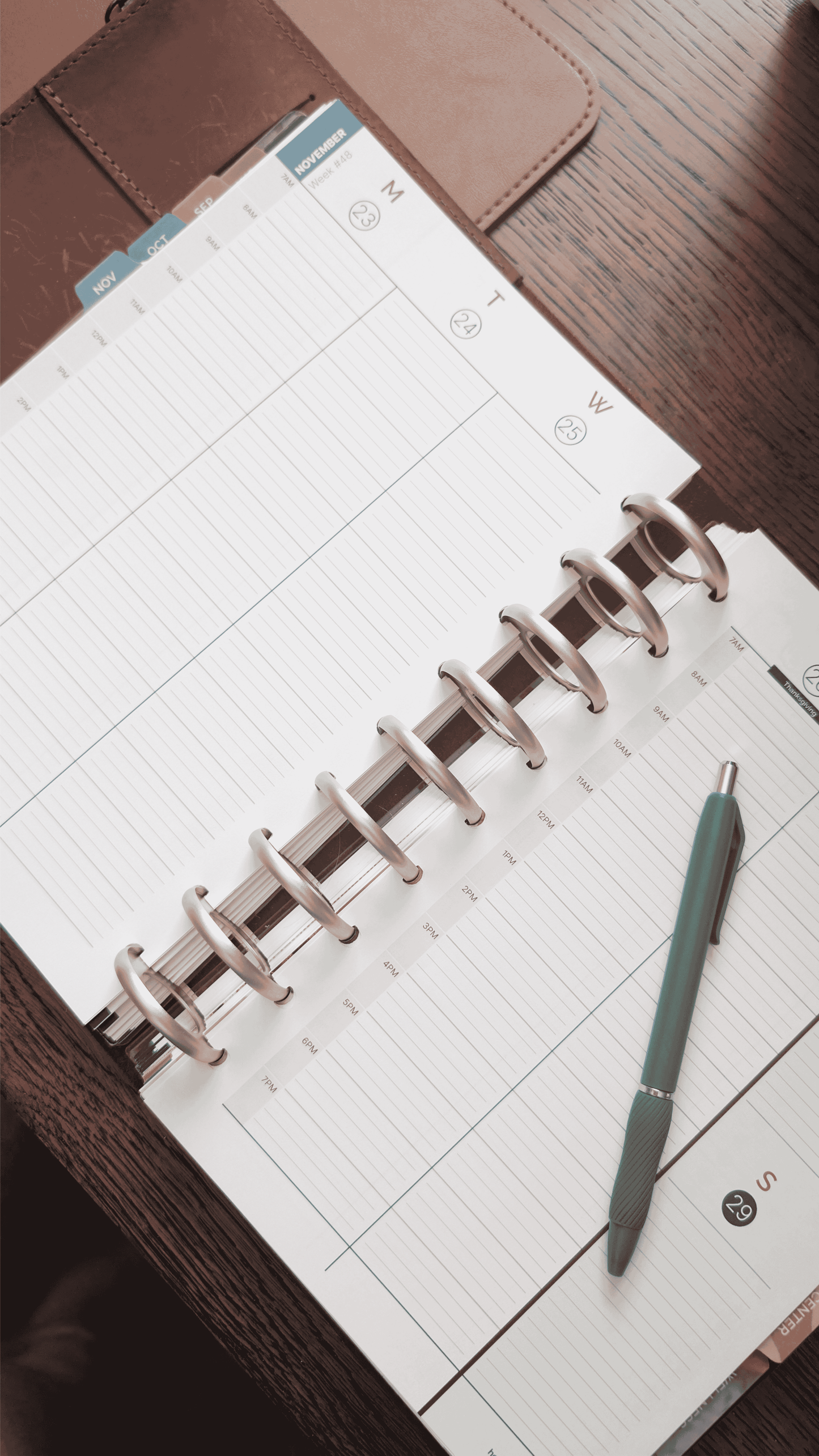 2027 Weekly Pages: Time-Blocking Scheduler Refills