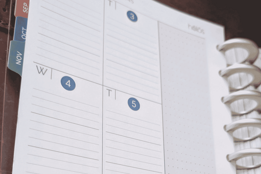 2027 Weekly Pages: Planner with At-a-Glance Overview - Refill / Add-on