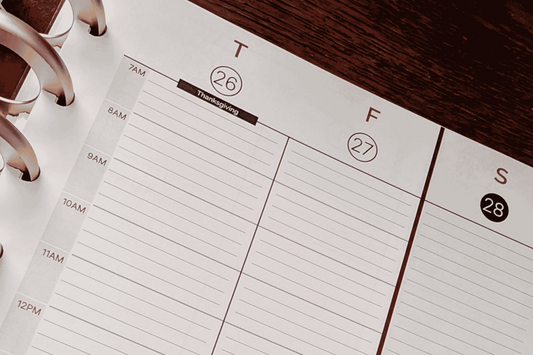2027 Weekly Pages: Time-Blocking Scheduler Refills